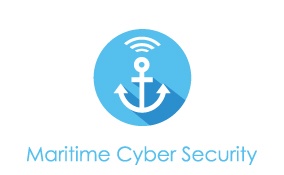 Maritime Cyber Security with Label Icon